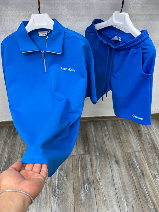 calvin klein t shirt and shorts set