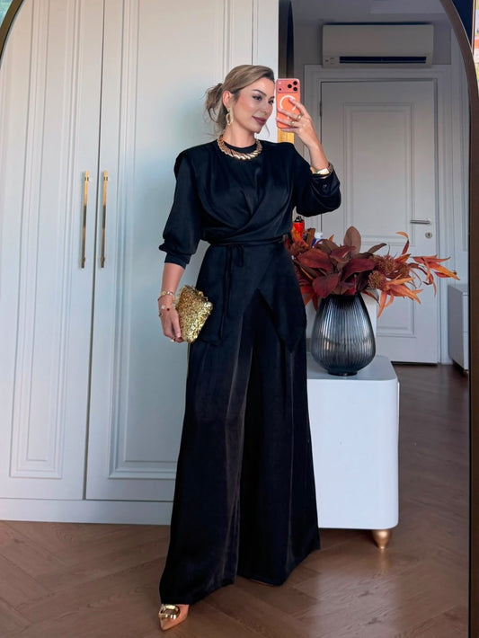 Costum cu pantaloni Yaşam, culoarea kaki